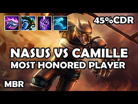 Riot K9 Nasus Vs Camille | StormRaiders Charge 45% CDR | Season 7