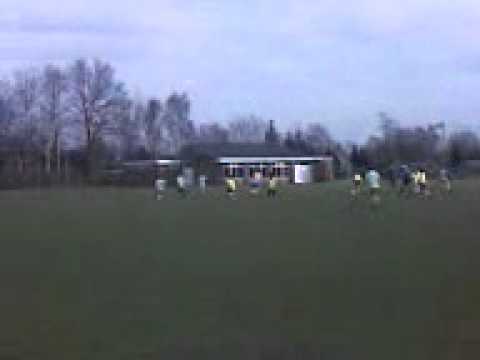 voetbalwedstrijd klaverweide