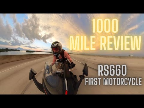 1000 mile review of Aprilia RS660 (my first motorcycle)