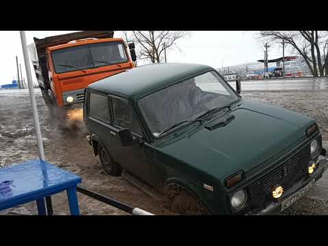 Niva stuck in Belaya Kalitva