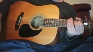 How to play Long Way Down by Robert Delong - easy beginner acoustic guitar