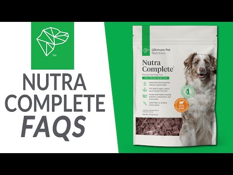 Ultimate Pet Nutrition Freeze Dried Raw Nutra Complete Pork Dog Food 5 oz Video