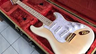 Video thumbnail for Fender Richie Kotzen Stratocaster Signature See Thru White Made in Japan by Gooswyn Guitars