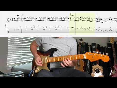 Eddy Shaver "Georgia on a Fast Train" Live solo With Tab