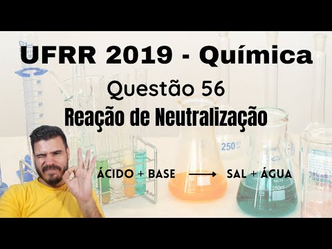 UFRR 2019 (56): Considere a reação de neutralização total entre:• Oxiácido formado pelo calcogênio