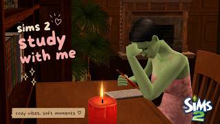 📖 Study With My Sim | Cozy Sims 2 Library Ambience for Studying & Sleep (No Midroll Ads)