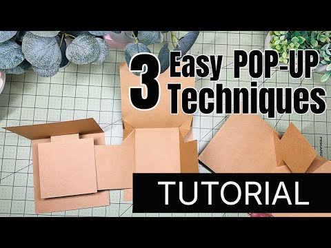 3 EASY POP-UPS to add to your albums or Cards |TUTORIAL ft. Ana Luisa 