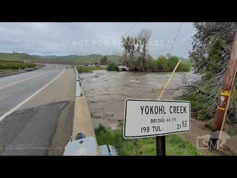 03-10-2023 Tulare County, CA - Flash flooding in the Sierra foothills from Atmospheric River