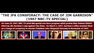 &quot;THE JFK CONSPIRACY: THE CASE OF JIM GARRISON&quot; (1967)