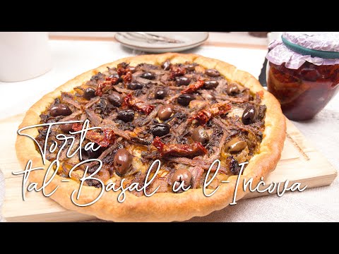 Onion Tart - Torta tal-Basal u l-Inċova
