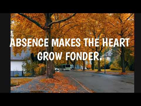 (PROVERB)" Absence makes the heart grow fonder"..What does it mean? || TalktoJULIA