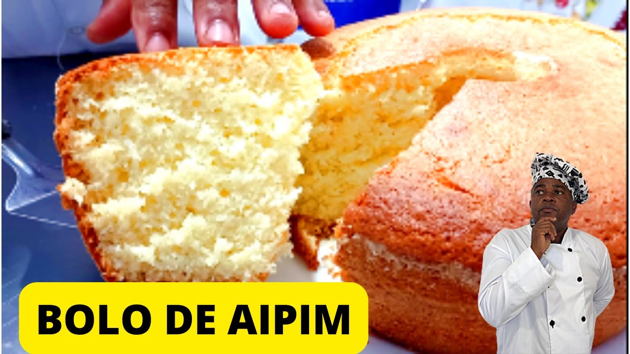 Receita de bolo de aipim fofinho
