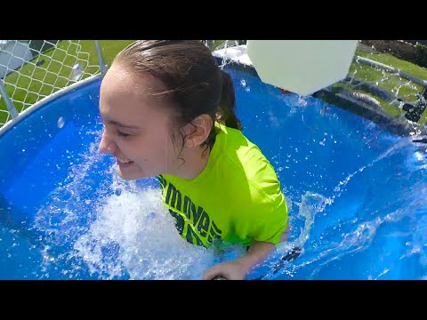 WaterSLIDE into 2022 #dunktank #waterslide