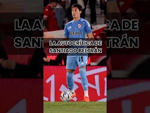 🏆🎙🗣LA AUTOCRÍTICA de SANTIAGO BELTRÁN, luego del empate del MILLONARIO con BLOOMING. -📹: Dsports