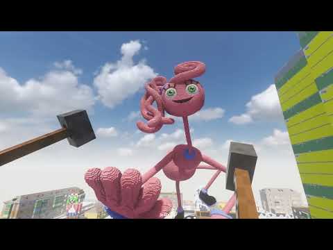 Crashing Cars Into Mommy Long Legs - Teardown Mods Multiplayer