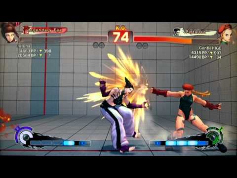 SSF4 AE:2012 lutuna (Juri) vs GentleHIGE (Cammy)