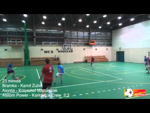 Alstom Power - Karłowice Crew 4:3 - Bramki, Piłka Plus, Sezon Zima 2013/2014, 22.12.2013