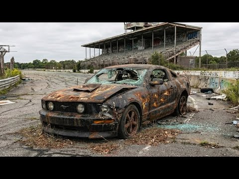 ASMR Car Restoration! Full Restoration of a Ford Mustang GT 2005 from Total Disrepair to New