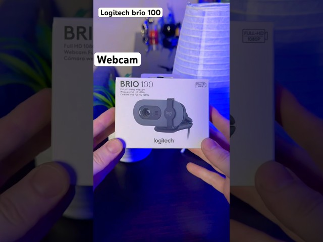 Vídeo relacionado con Logitech Brio 100 Full HD 1080p - Cámara Web con micrófono de Cubierta de privacidad, Color Negro