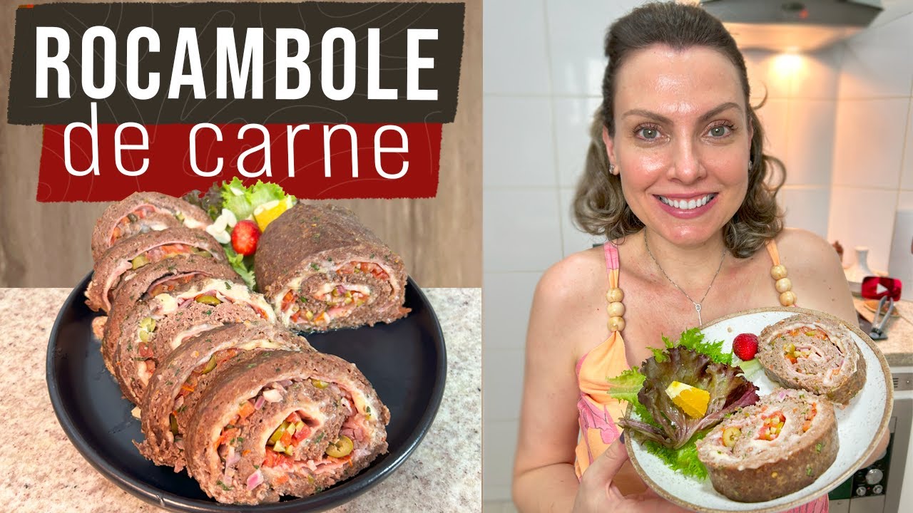 ROCAMBOLE DE CARNE MOÍDA RECHEADO