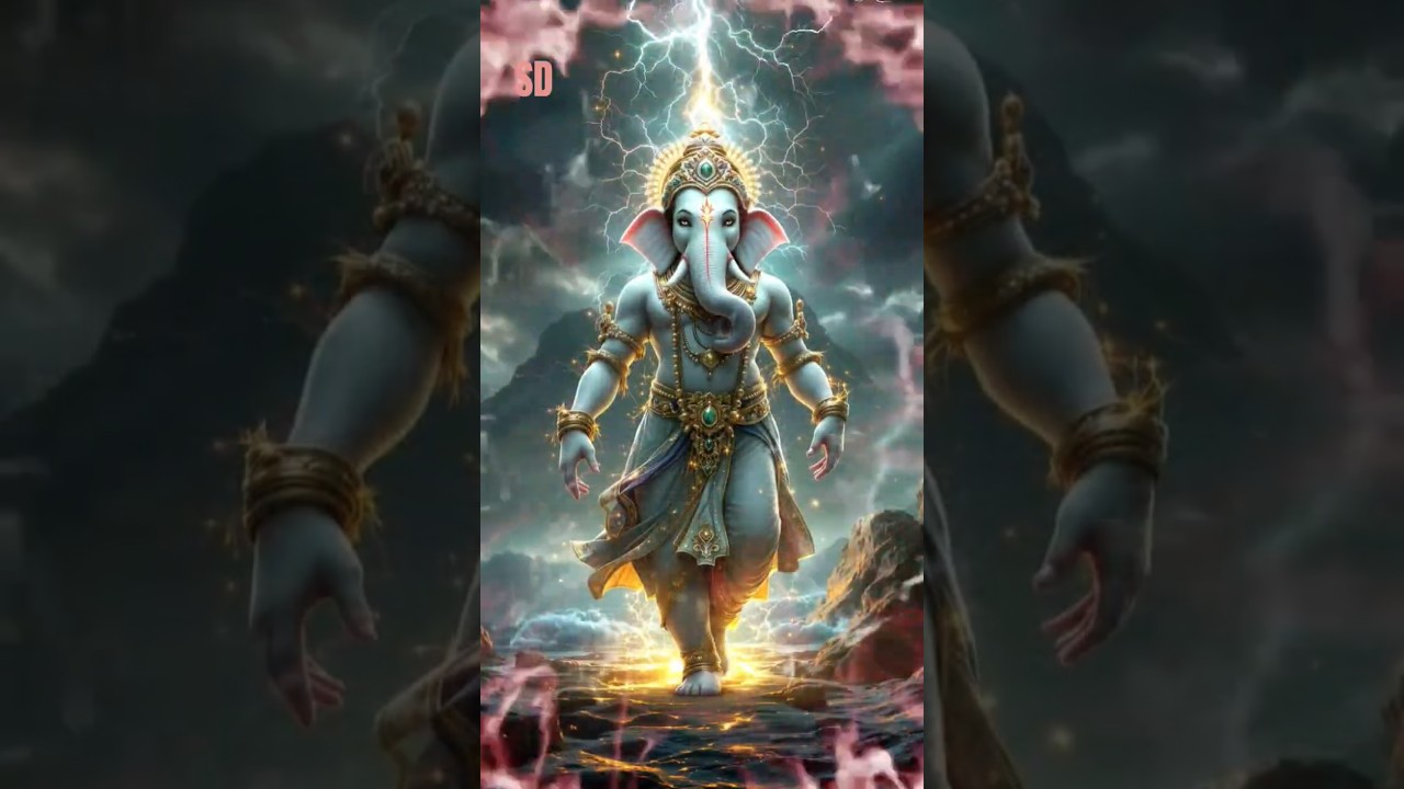 😍गणेश जी का सबसे खूबसूरत दर्शन आपके लिए 🙏 #Ganpati #Hindu #Viral