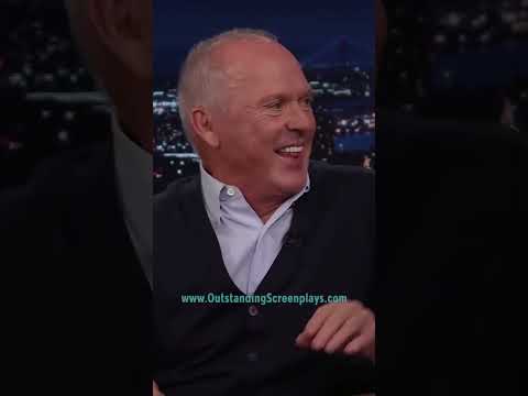 Michael Keaton as Batman surprises a kid