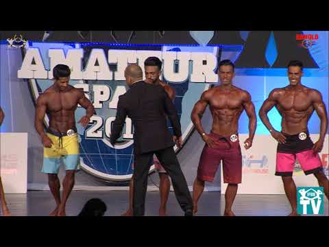 Olympia Amateur Marbella Spain 2016 - Men's Physique up to 170cm