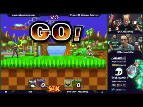S@X 9/30/14 - Hat (Sheik) vs Mew2King (Mewtwo) - Project M Winners Quarters - Smash PM