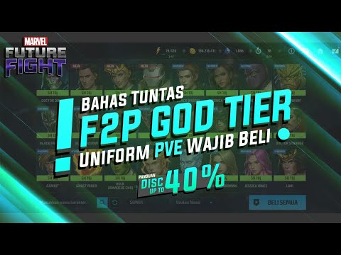 Bahas Tuntas Panduan Uniform Wajib Beli F2P Meta God Tier Diskon 40%  - Marvel Future Fight 🇮🇩