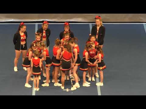 Team Cheer Peewee Novice Hell´s Cheerleaders České Budějovice Hell´s Angels at CZCN 2019
