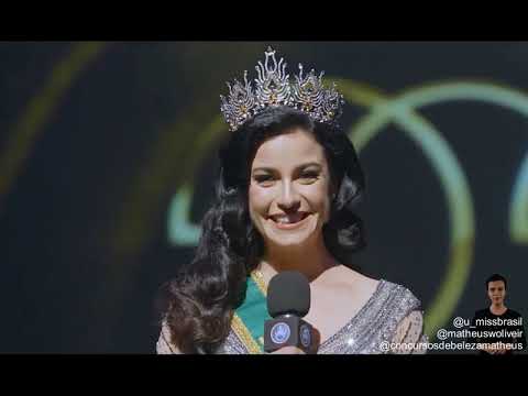 HD MISS BRASIL 2020 É JULIA GAMA   COROAÇÃO E ORATÓRIA