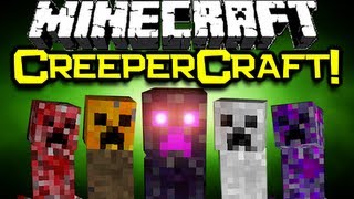 Minecraft CREEPERCRAFT MOD Spotlight! 14 NEW Creep