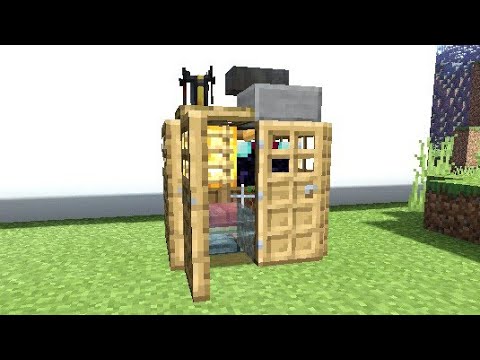 How to make 2×2 Smallest House in Minecraft.