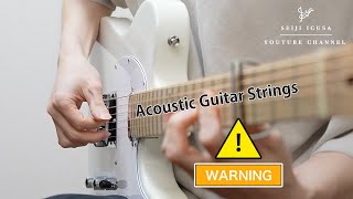 - When Acoustic Meets Electric: Experimenting with Heavy Gauge Strings on a Telecaster