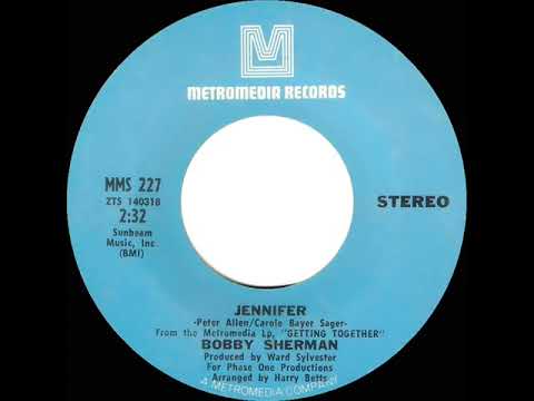1971 HITS ARCHIVE: Jennifer - Bobby Sherman (stereo 45)