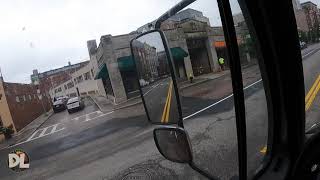 Tight Boston Driving. Box Truck Driving