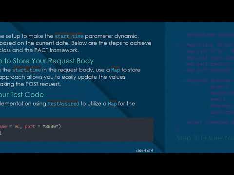 How to Dynamically Update the start_time Parameter in Your JVM PACT Contracts