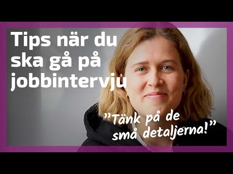 Några tips för dig som ska gå på jobbintervju