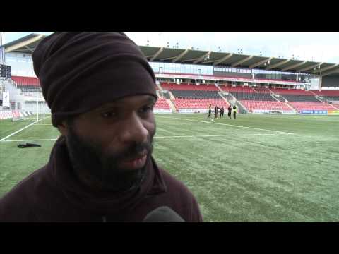 Samuel Wowoah och Ilir Berisha inför premiären