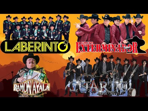 Grupo Laberinto, Cuarto De Milla, Grupo Exterminador, Ramon Ayala - Puros Corridos Mix 2021