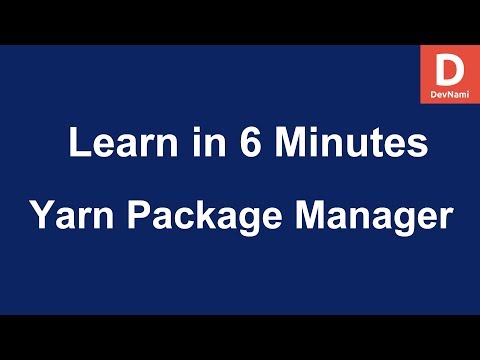 Yarn Package Manager Learn How to use Yarn