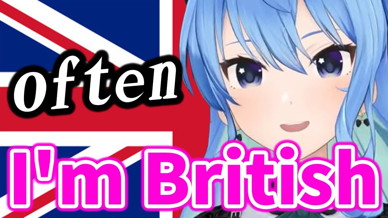 Suichan got British accent【Hololive】