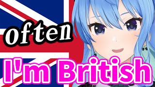Suichan got British accent【Hololive】