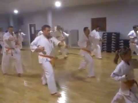 kkskarate.pl - Egzamin na 9 kyu - Tomasz Najduch 2 DAN - SHINKYOKUSHINKAI