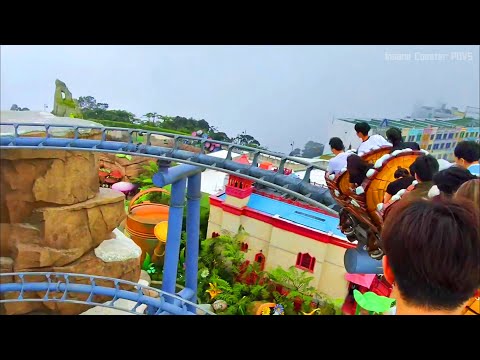 Ice Age Acorn Adventure Roller Coaster - On Ride POV - Genting SkyWorlds Malaysia
