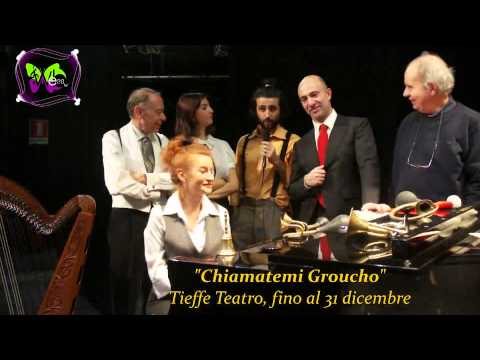 SU E20WEBTV: "CHIAMATEMI GROUCHO" OMAGGIO AI FRATELLI MARX TIEFFE TEATRO MILANO FINO AL 31 DICEMBRE