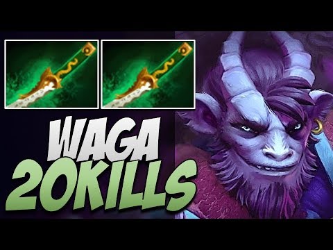 Waga Riki with 20 KILLS | Dota Gameplay