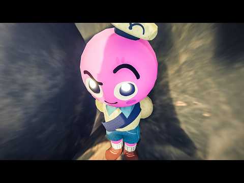 my friends pushed me down a mountain