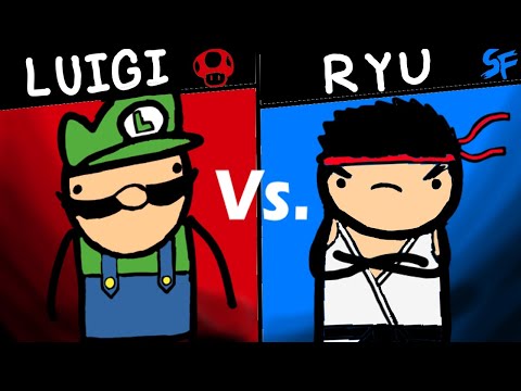 Luigi Vs. Ryu | Super Smash Bros. Ultimate Animation