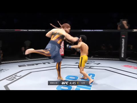 UFC4 | Bruce Lee vs Awful Obelix REMATCH (EA Sports UFC 4)